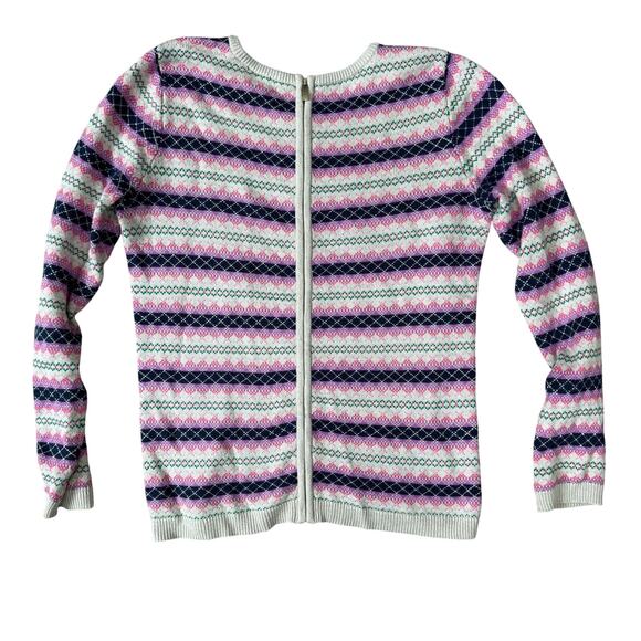 Talbots Fair Isle Knit Sweater Medium - Picture 2 of 5